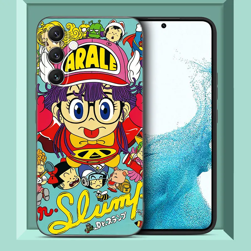 Custodia Anime Dr Slump Arale per Samsung A13 A22 A24 A32 4G A14 A23 A25 A34 A52S A53 A54 A73 5G A11 A12 A31 A33 A50 A51 A70 A71 A72