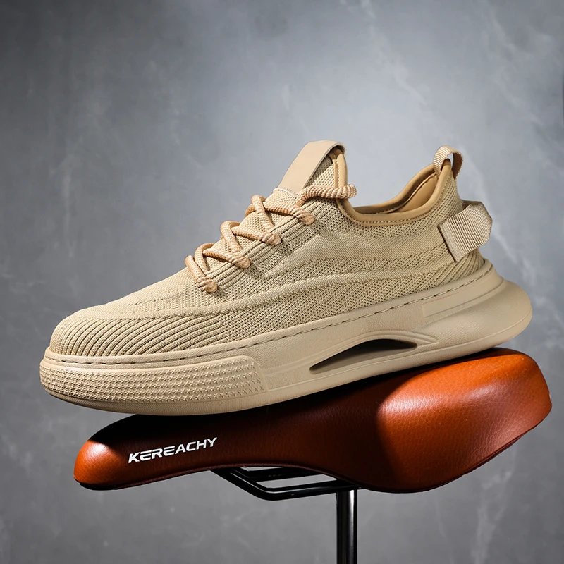 

Летние мужские дышащие кроссовки из тонкой сетки, удобная легкая повседневная прогулочная обувь для мужчин