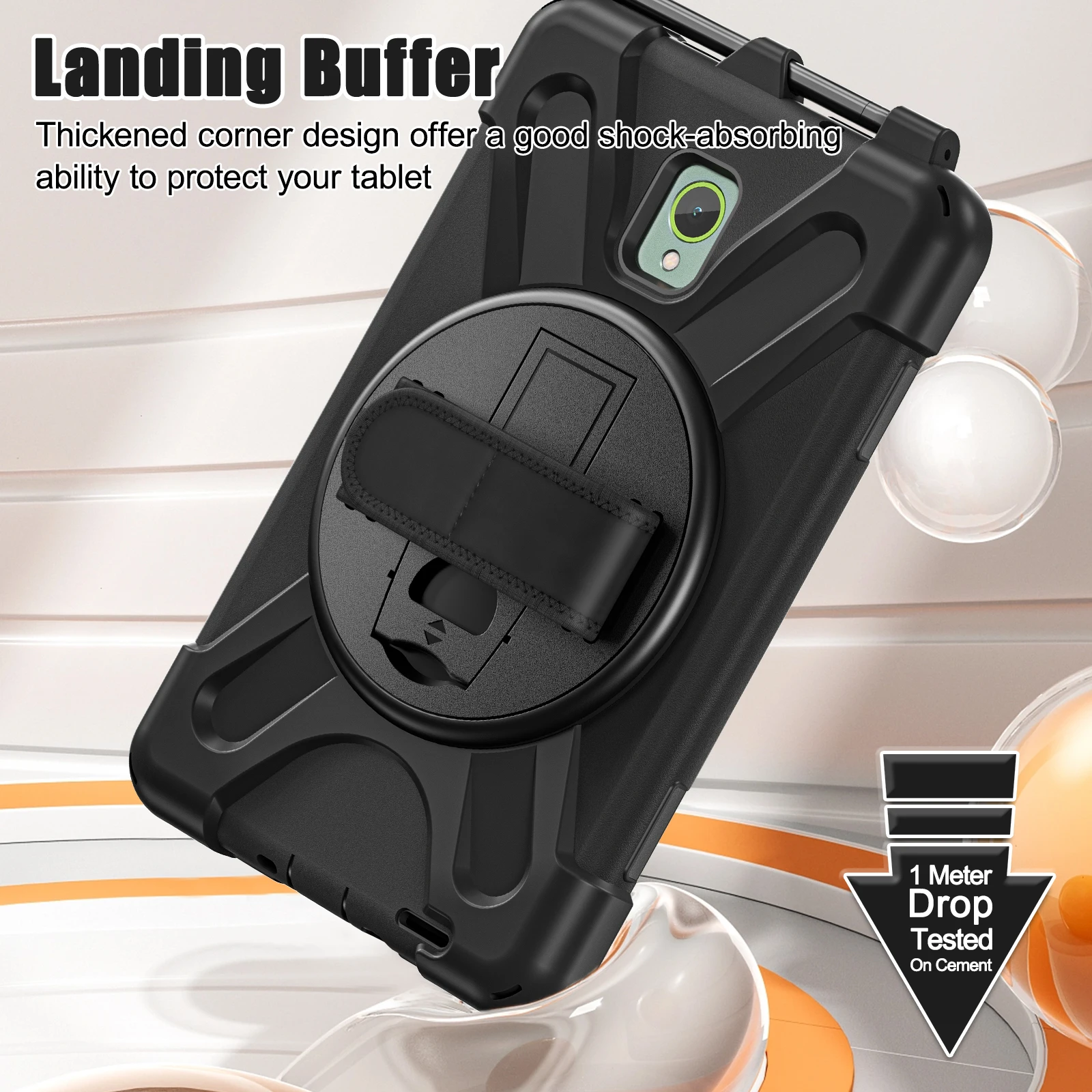 LFOIQN Kids Case For Samsung Galaxy Tab Active 3 8.0 SM-T570 SM-T575 T577 Active 5 8.0