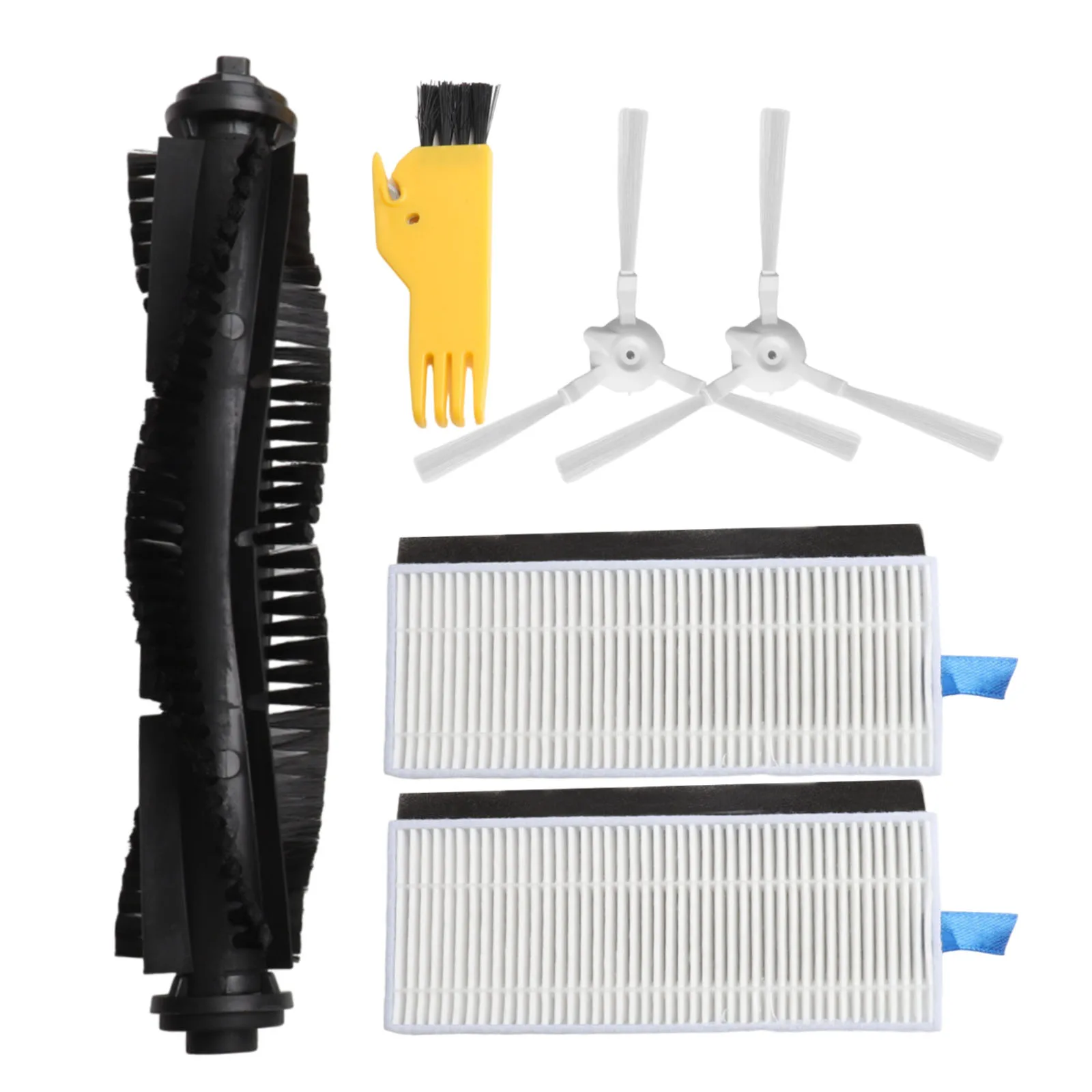

5pcs/set Vacuum Part For 360 S6 Robot Vacuum Cleaner Filter Roller Main Brush Mop Replacement Parts Home Cleaning Tools