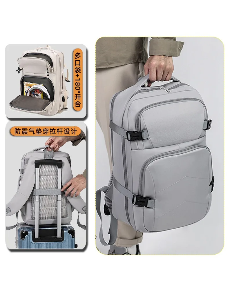 

Large capacity waterproof computer bag, luggage, business trip travel backpack, high-end gifts, casual backpack for menwomen