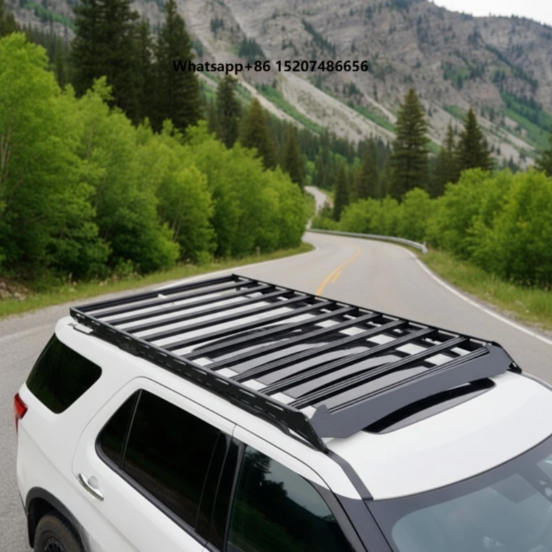 New Hot-selling Aluminum Alloy Detachable Universal Roof Rack with 500kg Load Capacity and Easy Installation for Luggage Carts