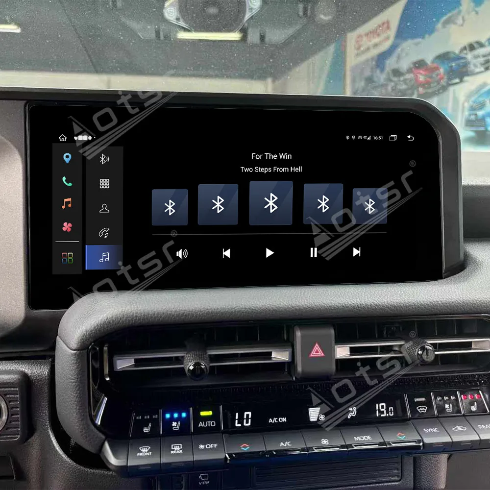 Wireless Carplay Android Auto For Toyota Land Cruiser Prado 2024 Backup Camera Support GPS Navigation Car Stereo IPS Head Unit
