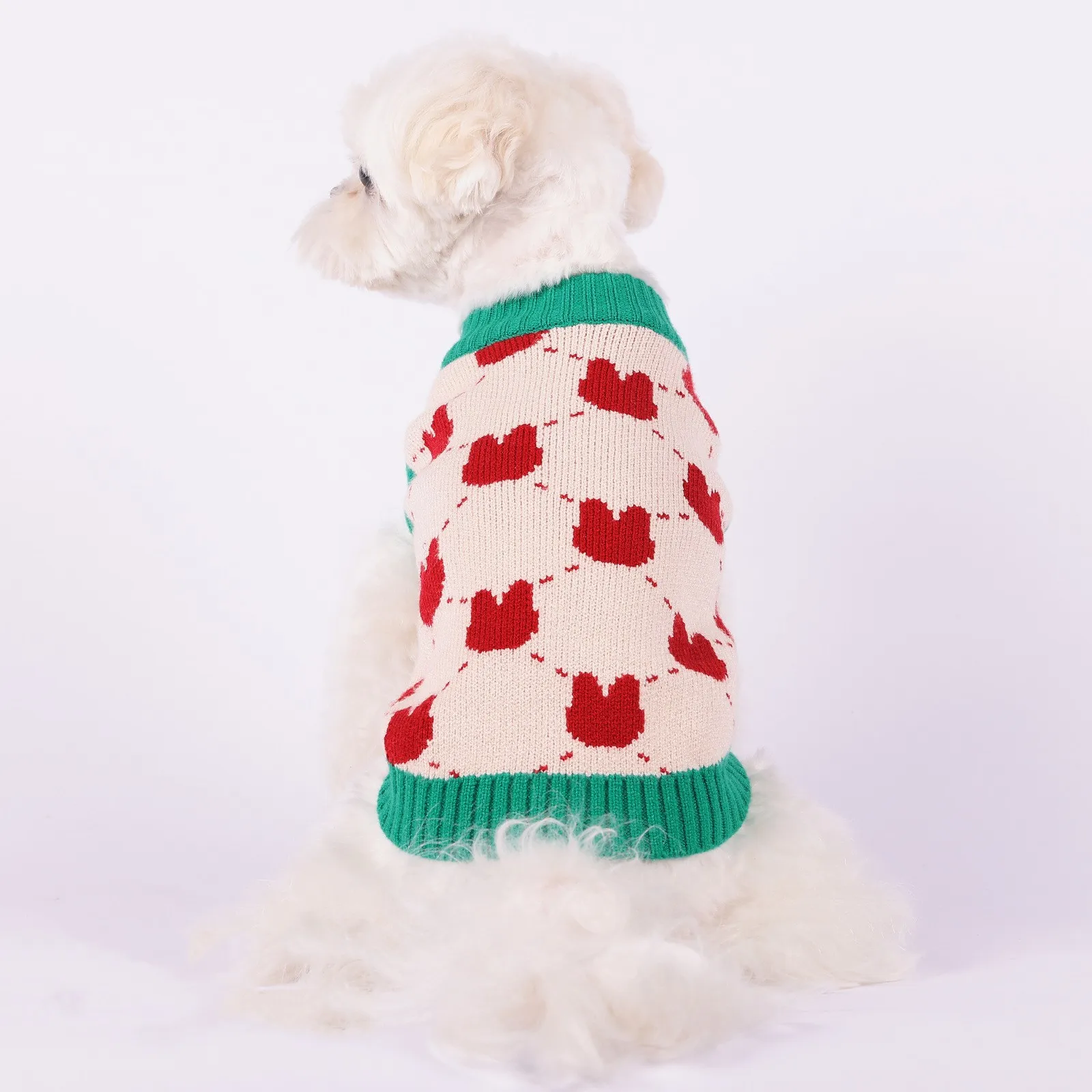 Autumn and Winter Cotton Sweater Cute Puppy Clothes Dog Clothes Embroidery Rabbit Sweater Warm Cat Clothes Durable Pet Clothes