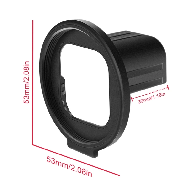 52mm Lens Step Up Filter Rings for Hero9/10/11/12 Camera Lens Adapters Rings Improve Photography Expand Camera Potential