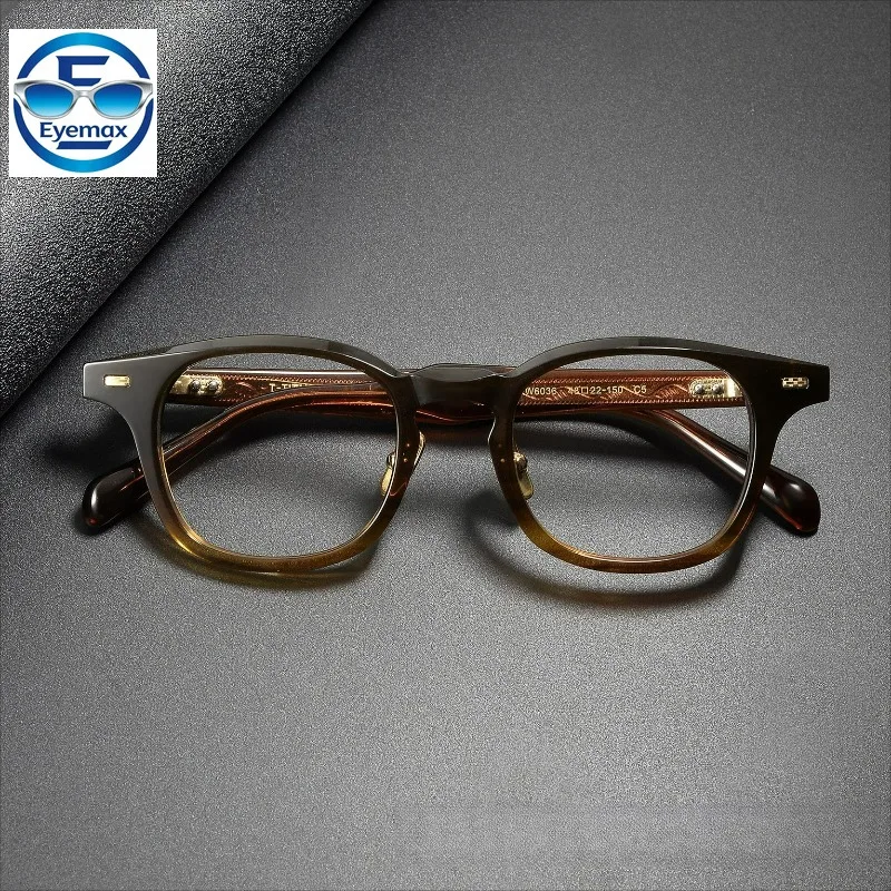 2026-vintage-acetate-eyeglasses-frame-men-women-retro-tortoise-square-optical-reading-fashion-handmade-myopia-eyewear-48-22-150