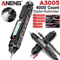 ANENG A3005 Digital Multimeter Pen 4000 Counts AC/DC Voltage Meter Non-Contact Pen Type Multimetro Ohm Live Zero Line Detector