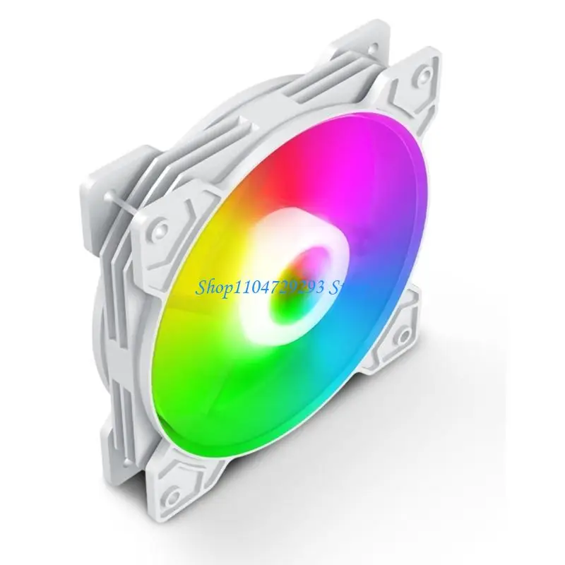 

Y2GD Universal 12cm RGB Computer Case Cooling Fan for Desktop Computer Case, Long Lifespans and Easy Installation Cooler