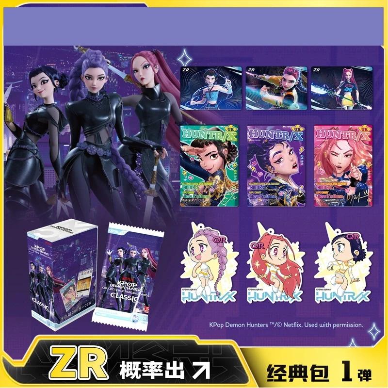 Genuine KAYOU KPop Demon Hunters Collectible Trading Cards Classic Edition Booster Pack Blind Box Energy Edition Booster Pack - view 6
