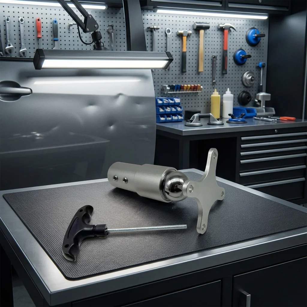 

Набор для ремонта вмятин на автомобиле с выравнивающим светом, кронштейном и магнитной платформой-бабочкой - Аксессуары для обнаружения и ремонта вмятин