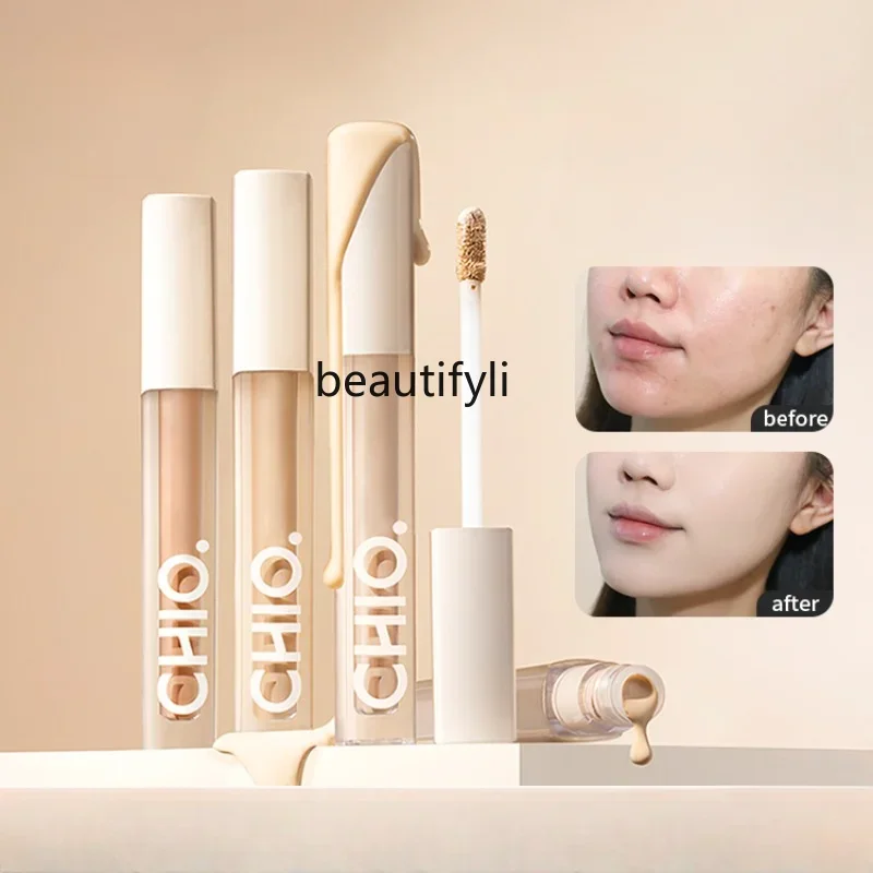 zq CHIOTURE Concealer Cover Fleck Acne Marks Eye Brightening Light and Thin Dry Skin Oil Skin