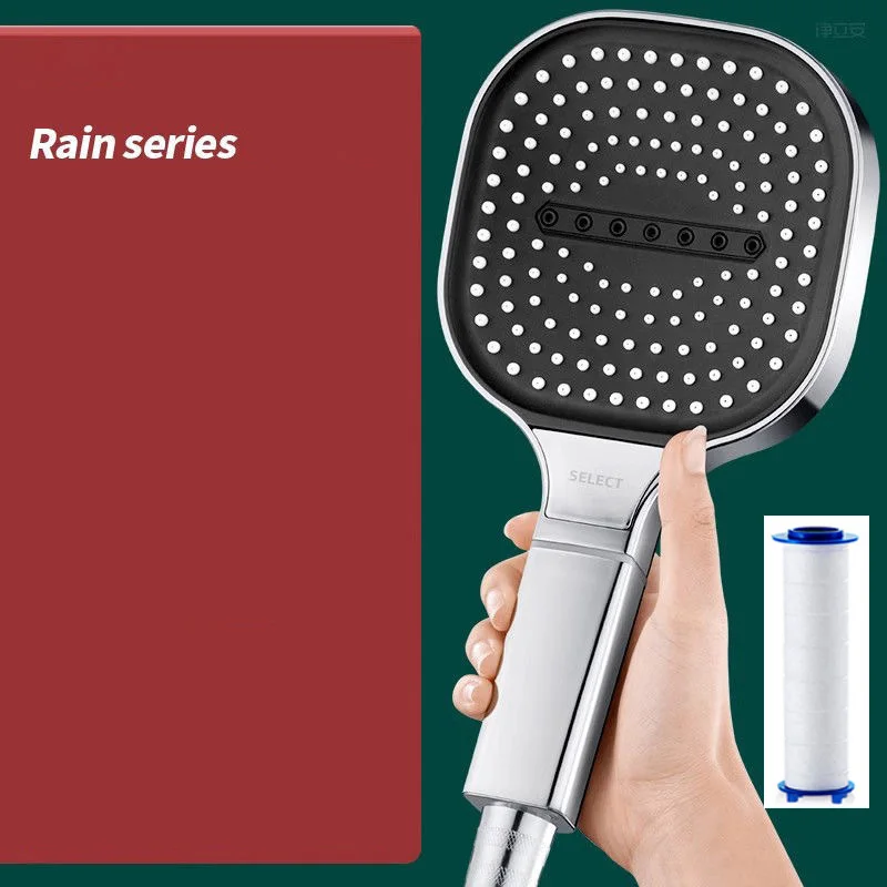 Xiaomi Mijia Square pressurized showerhead showerhead Large Panel 3 Modes Shower Head High Pressure Water Massage Shower Head