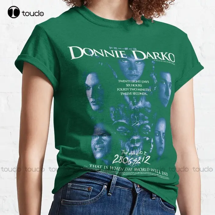 Donnie Darko - That Is When The World Will End Classic T-Shirt Fashion Design Casual Tee Shirts Tops Hipster Clothes Custom Gift