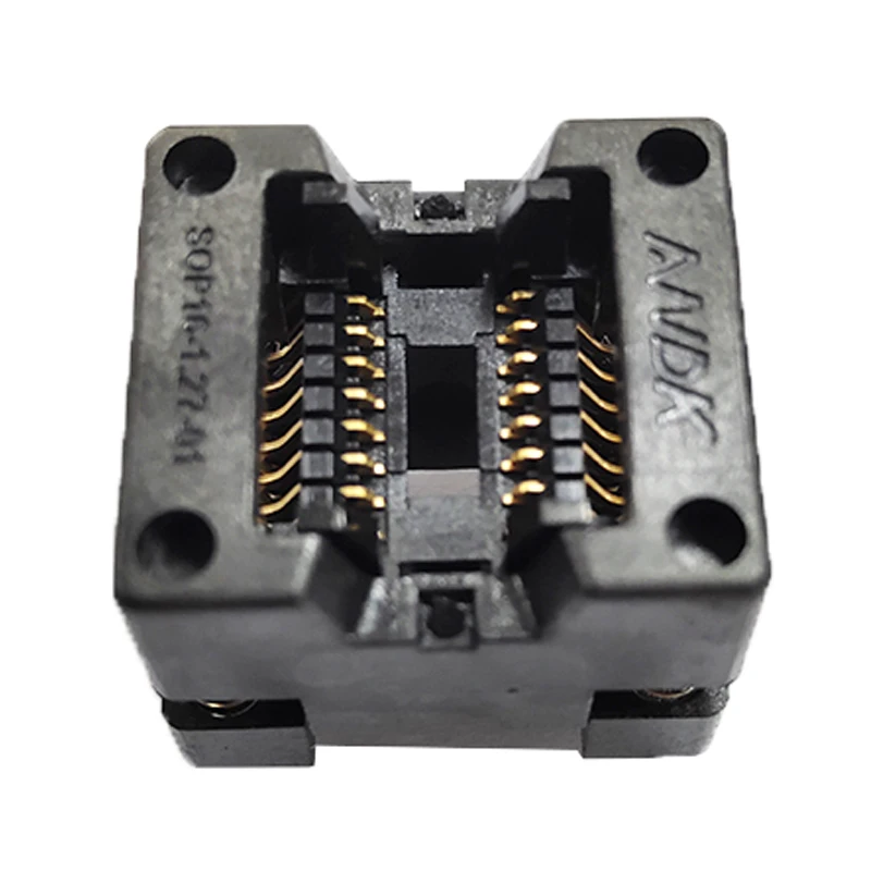 SOP16 Burning Seat, Aging Seat, Fixture, Fixture, 1.27 Spacing, Flash Burning Seat, ANDK Test Seat, 150mil