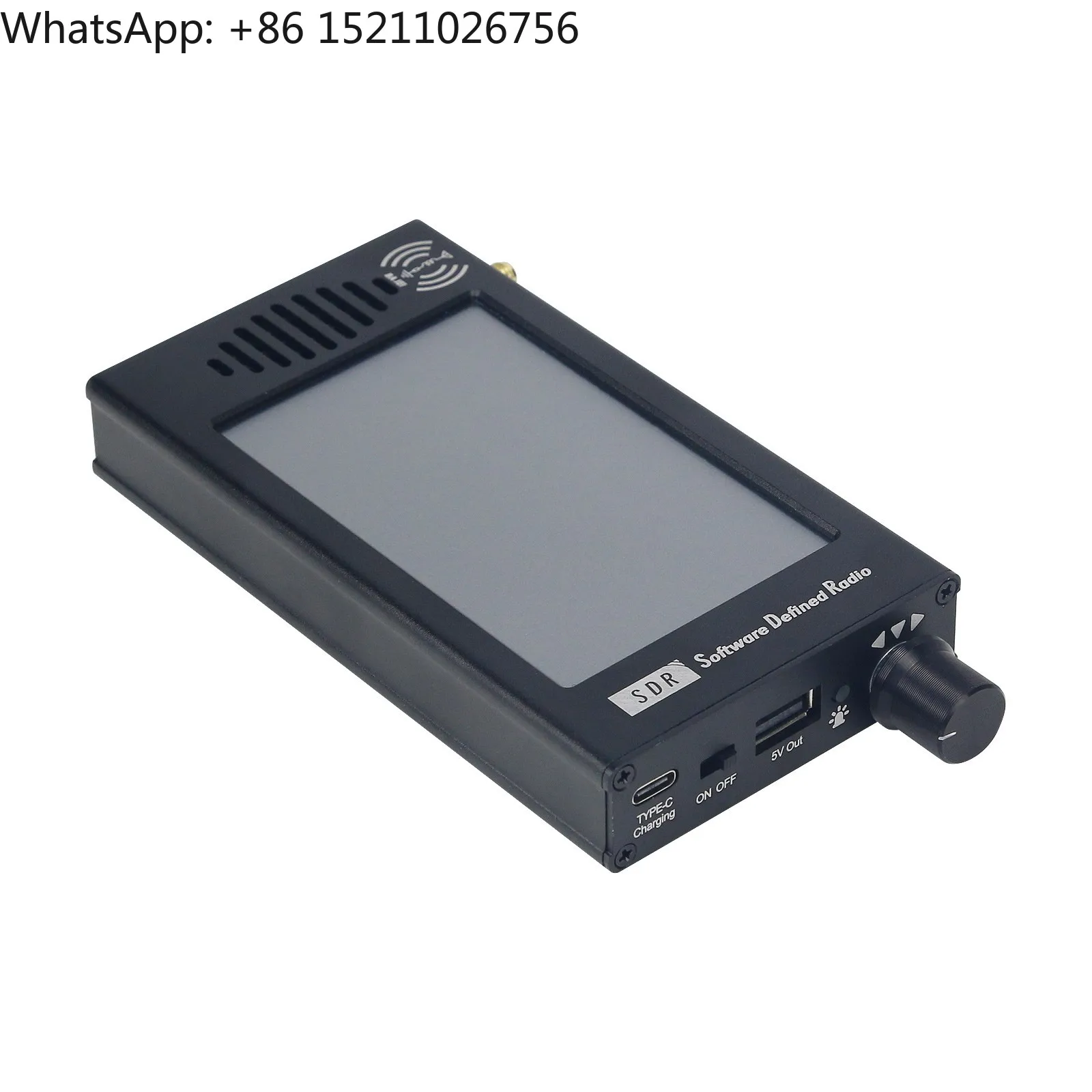 HamGeek DSP-01 Receptor de radio SDR DSP Demodulación digital CW/AM/SSB/FM/WFM con LCD IPS de 4,3"