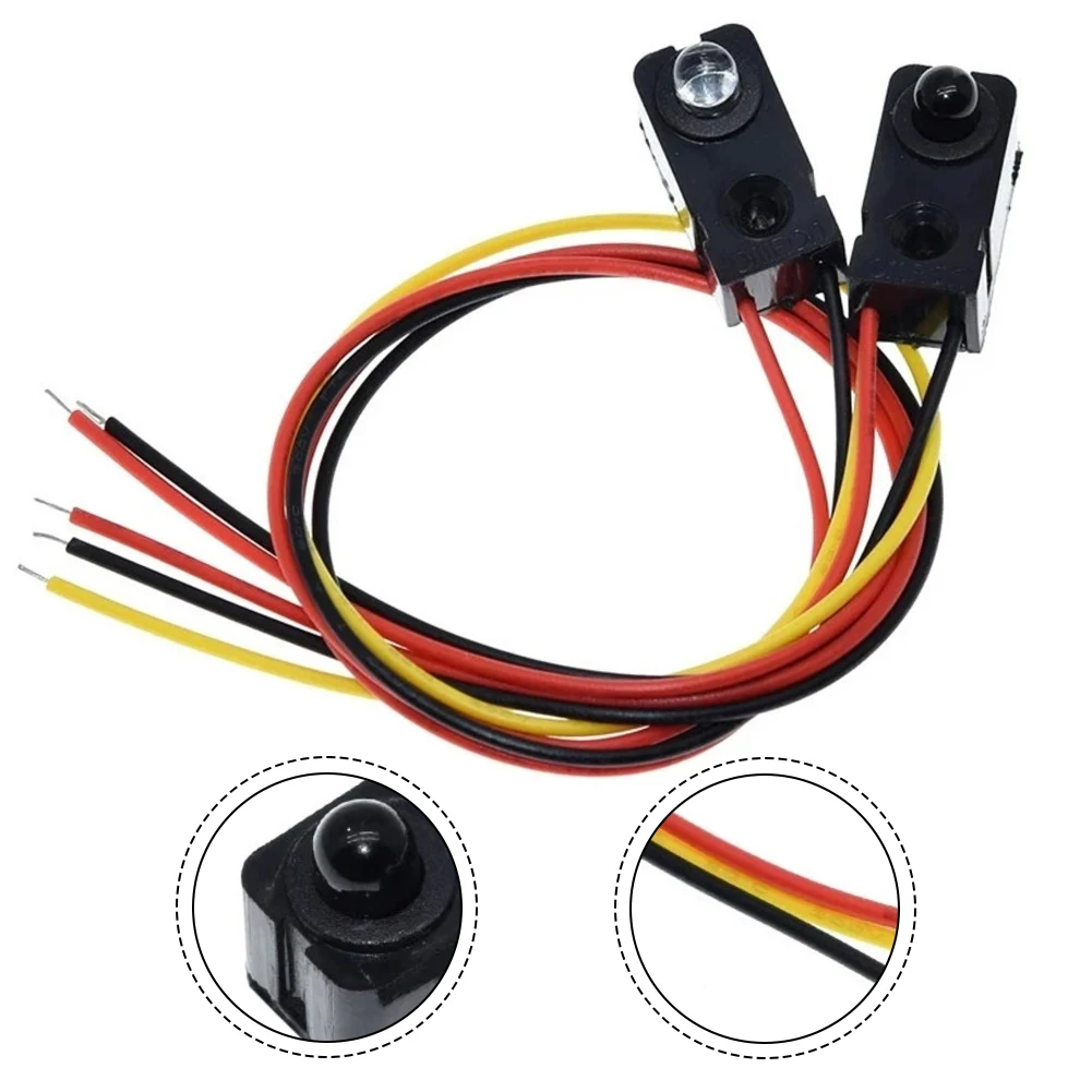 1pair Infrared Photoelectric Switch Sensor QT30CM Through-beam Photoelectric Switch For Fast Response Object Detection