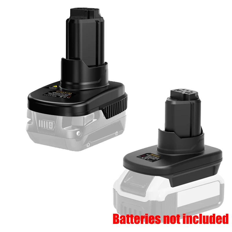 

For Ridgid 12V Tool Battery Adapter for Makita/Milwaukee/Ridgid AEG 18/20V Li-ion Batteries To for Ridgid 12V Battery Power Tool