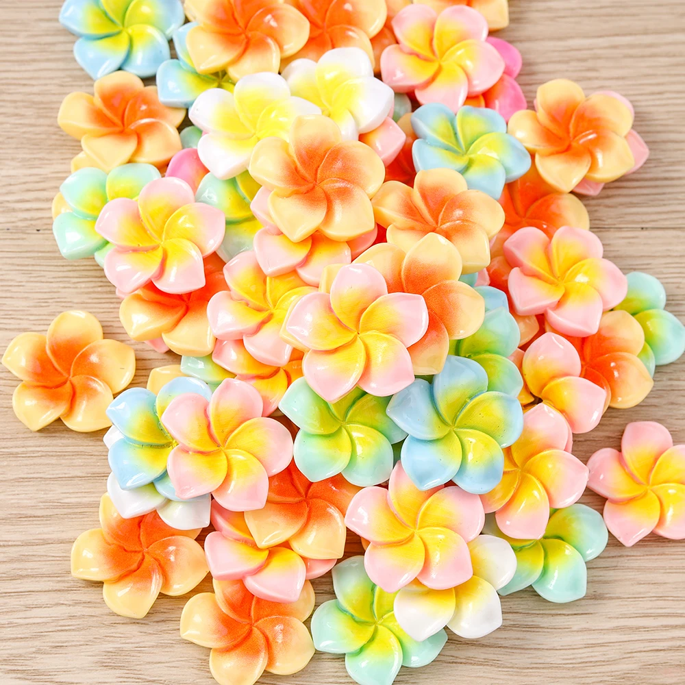 Tusember 15 Stück Niedliche Harz-Acryl Bunte Blumen Flatback Cabochons für DIY Schmuckherstellung Handyhülle Nagelkunst Handgemachtes Kunsthandwerk – Detail 3