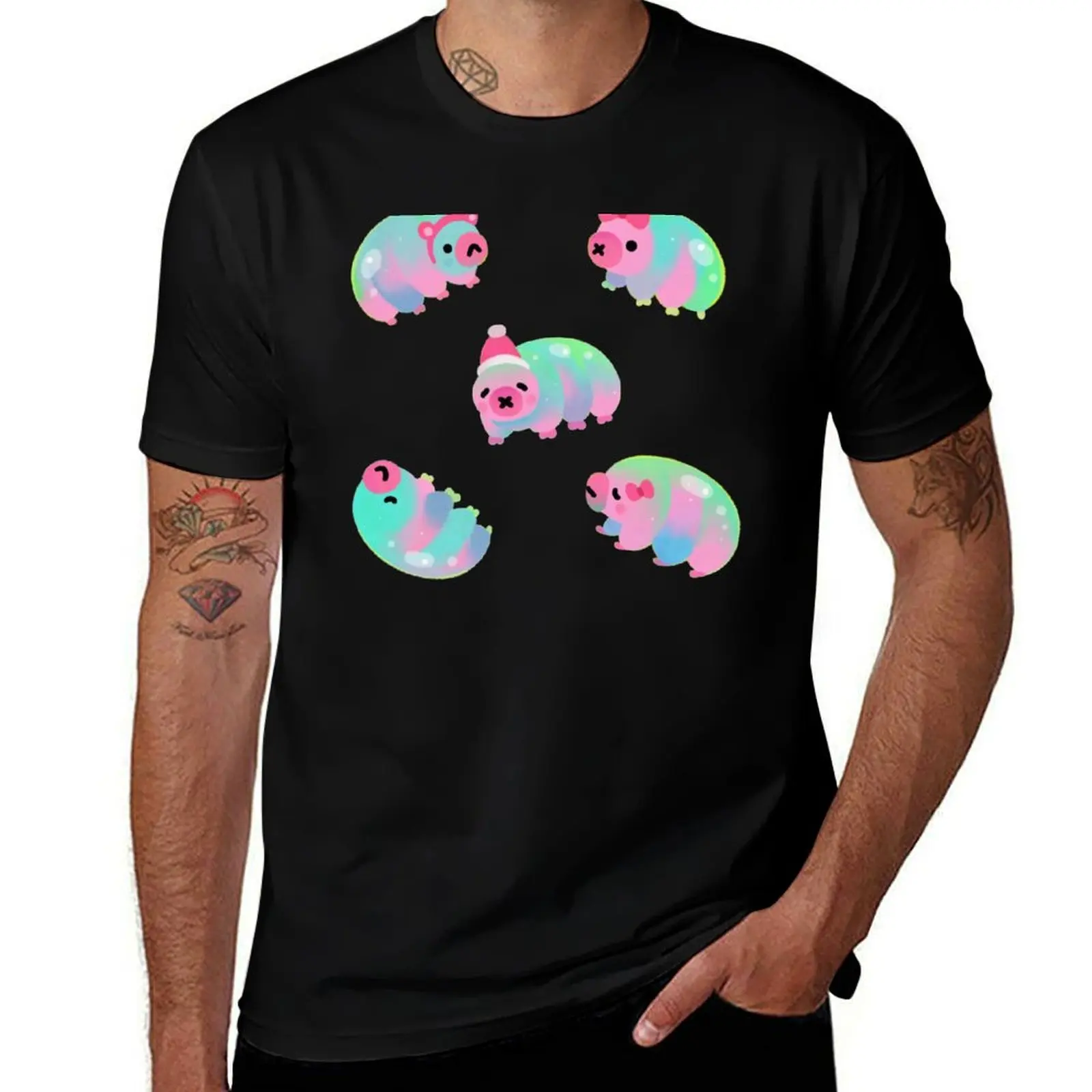Water Bear(Tardigrades) T-Shirt Anti-Wrinkle Short Sleeve T-Shirt