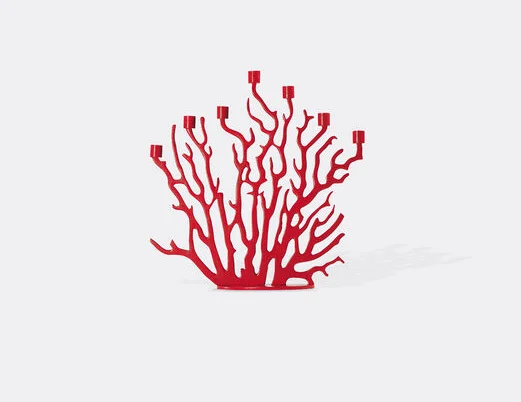 

'Tenochtitlan' candle holder, small, red Driade