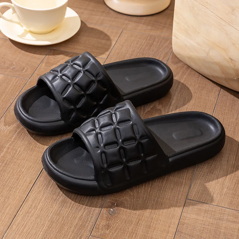 

2026 женские летние тапочки из ЭВА, домашние нескользящие мягкие широкие удобные тапочки для пар, унисекс, уличные пляжные шлепанцы