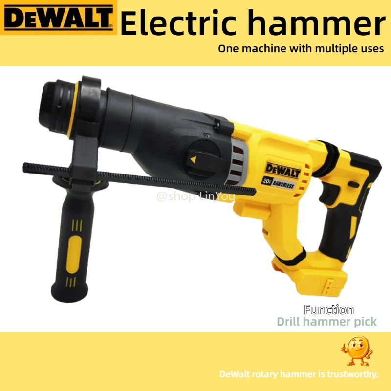 

DEWALT DCH263 20 В бесщеточный аккумуляторный молоток SDS PLUS D-образная ручка роторный электрический молоток настенная дрель для бетона электроинструменты