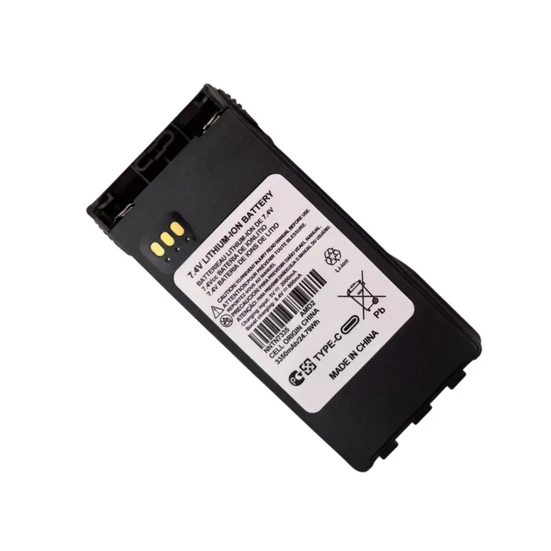 1-10PCS 3350mAh Replacement Battery NNTN7335B for XTS2500 XTS1500 walkie-talkie accessories lithium battery with waist clip