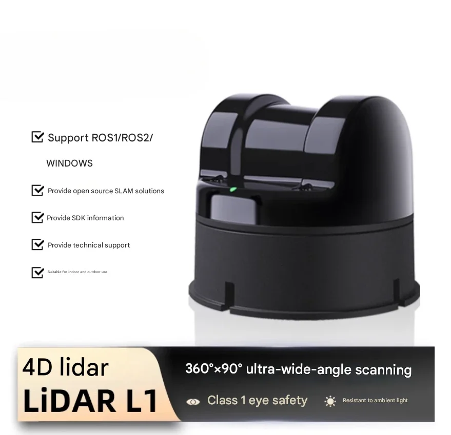 4DLiDAR L13D LiDAR Navigation Obstacle Avoidance Slam Ultra-wide-angle 360 Depth Scanning