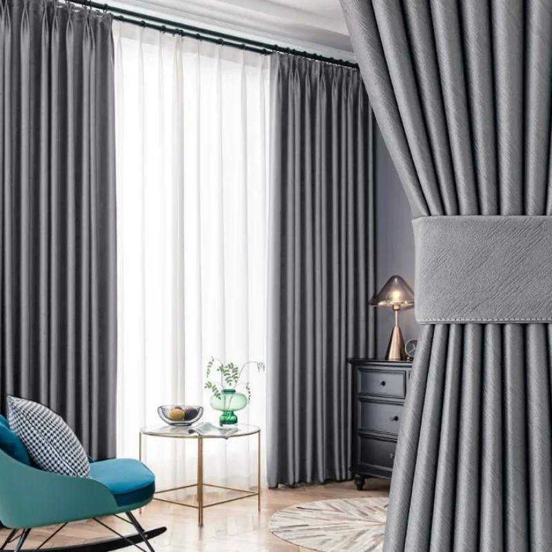 NH4091Curtain blackout thickened thermal insulation bedroom sunshade