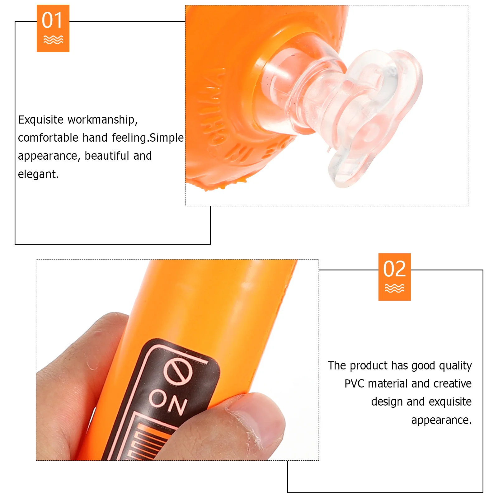 

5Pcs Blow Up PVC Inflatable Microphone Kids Karaoke Party Prop Gift Favor Blow Up Mic Inflatable Microphone Kid Mic Toy