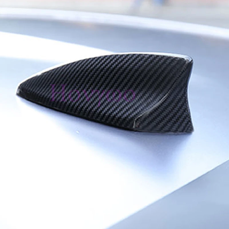 

Real Carbon Car Roof Shark Fin Antenna Cover Accessories For Chevrolet Camaro 2016-2024