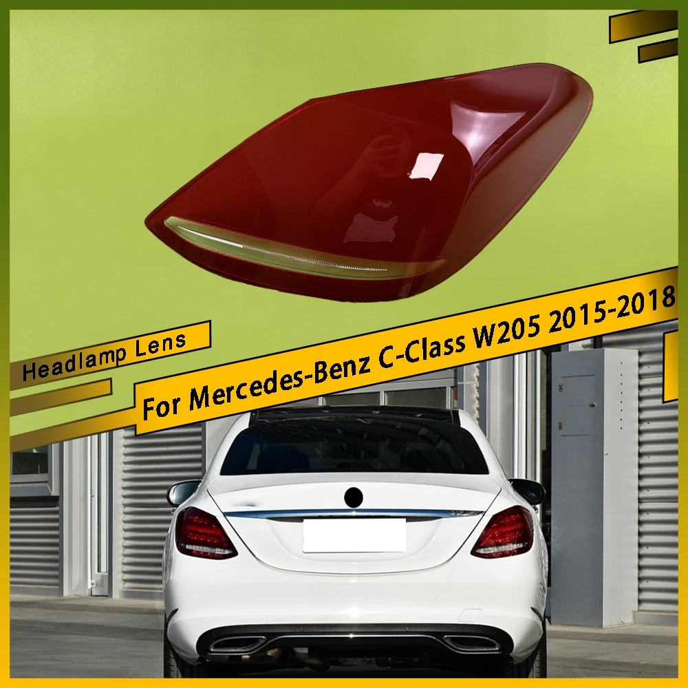 

Car Taillight Shell Rear Signal Parking Lights Cover Auto Replacement Parts For Mercedes-Benz C-Class W205 2015 2016 2017 2018
