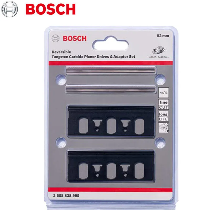 

BOSCH 2608838999 Professional Tungsten Carbide Planer Knives And Adaptor Set For Hss To Tct System Simple Operation