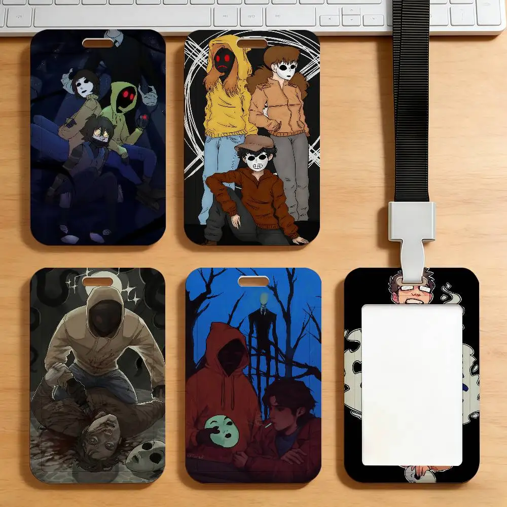 Horror Short Film M-marble H-hornets Card Holder Work Permit Access Bus Subway Cards Protective Sleeve