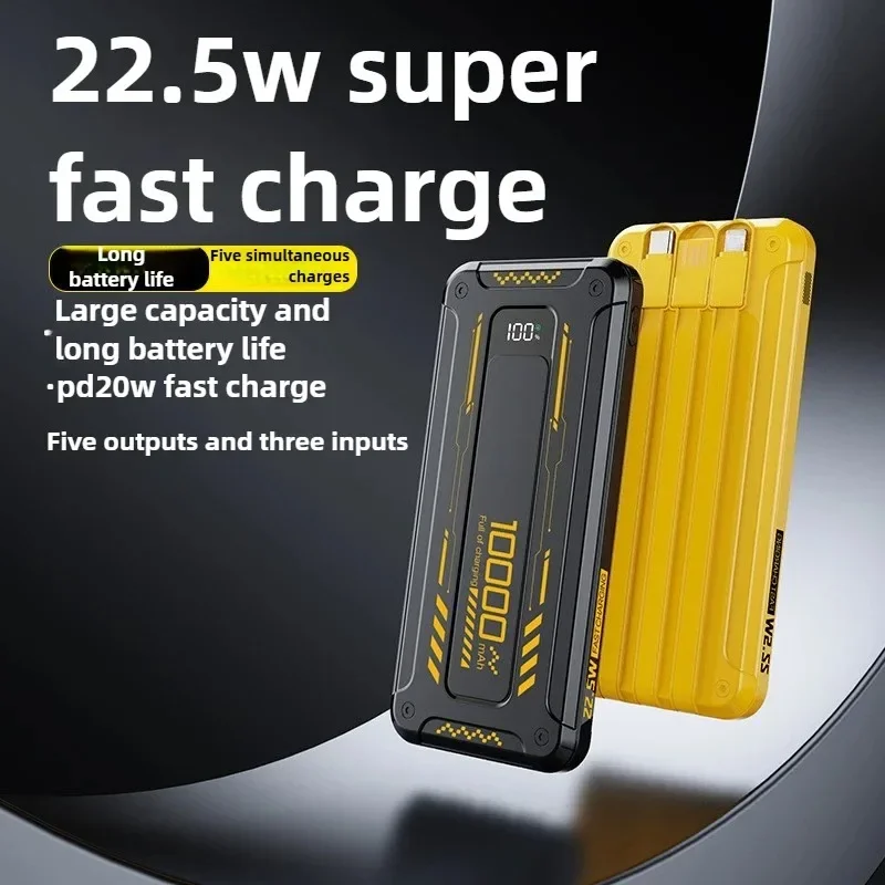 

Fast Charging Power Bank 10000mAh 22.5W For iPhone For Xiaomi For Samsung Portable Charger External Battery PD20W Powerbank