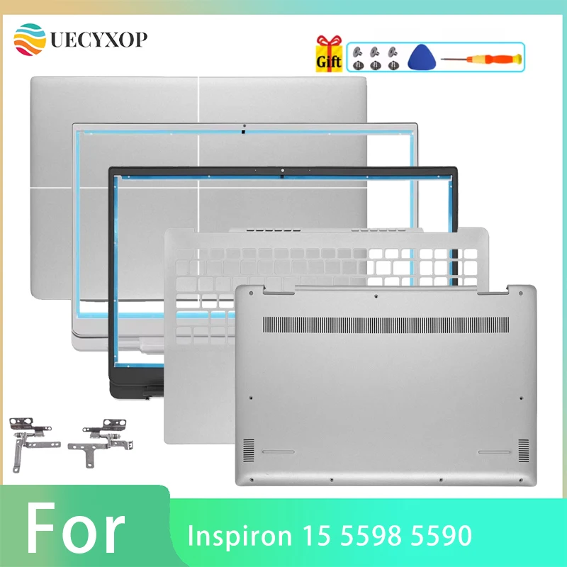 

NEW Housing FOR Inspiron 15 5598 5590 LCD Back Cover Front Bezel Palmrest Bottom Case Laptop replace cover