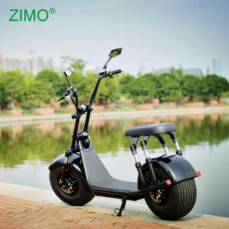 Scooter 800w 1000w 1500w Fat Tire Adult Electric Motorcycle with EEC