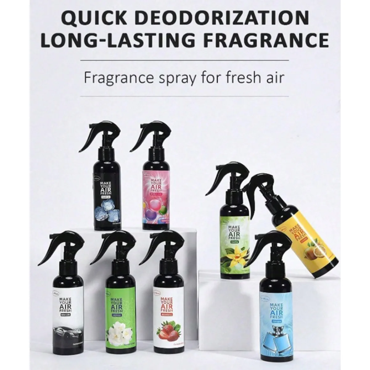 150ML Auto Lufterfrischer Spray Parfüm Geruch Eliminator Essential Langlebige Hause Luft Reinigung Desodorierung