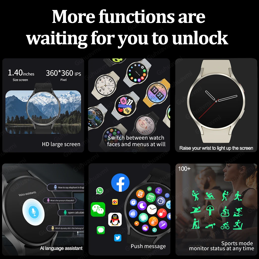 2024 nowy zegarek 6 AMOLED Smartwatch męski Bluetooth Bluetooth Call GPS Sport Tracker IP68 wodoodporny damski zegarek Smartwatch