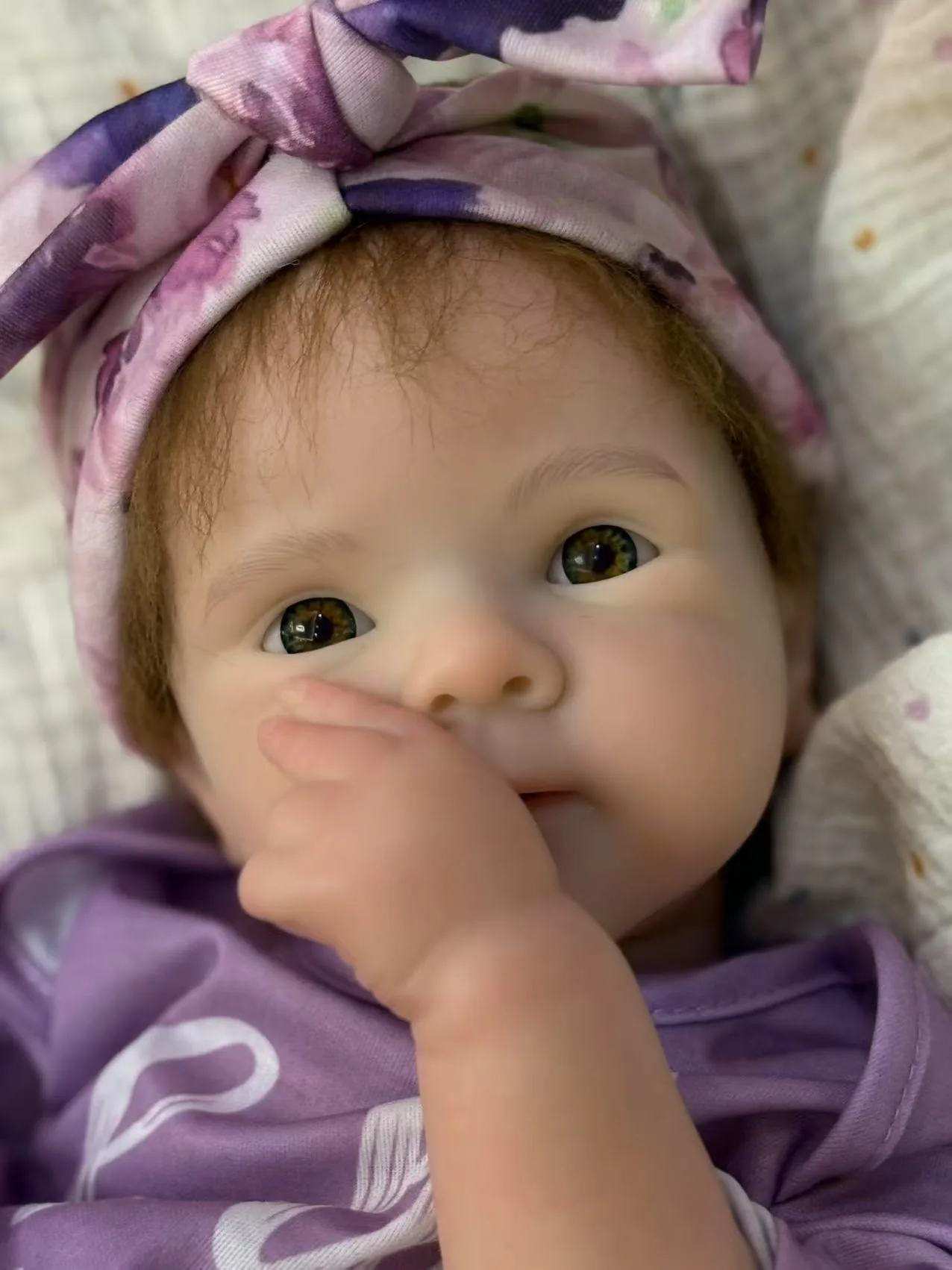 18 بوصة سيليكون فتاة بيتي اليدوية بيبي لمسة ناعمة نابض بالحياة بيبي 2025 لطيف تولد من جديد لعبة للأطفال هدايا عيد ميلاد #4