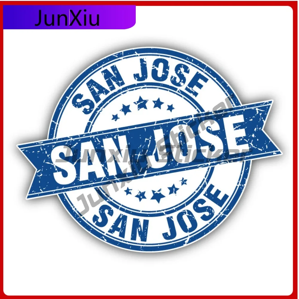 

Креативная наклейка San Jose, автомобильный стикер, наклейка на бампер, забавный дизайн, для шлема, для дверной панели, автомобильные аксессуары, УФ-стойкая