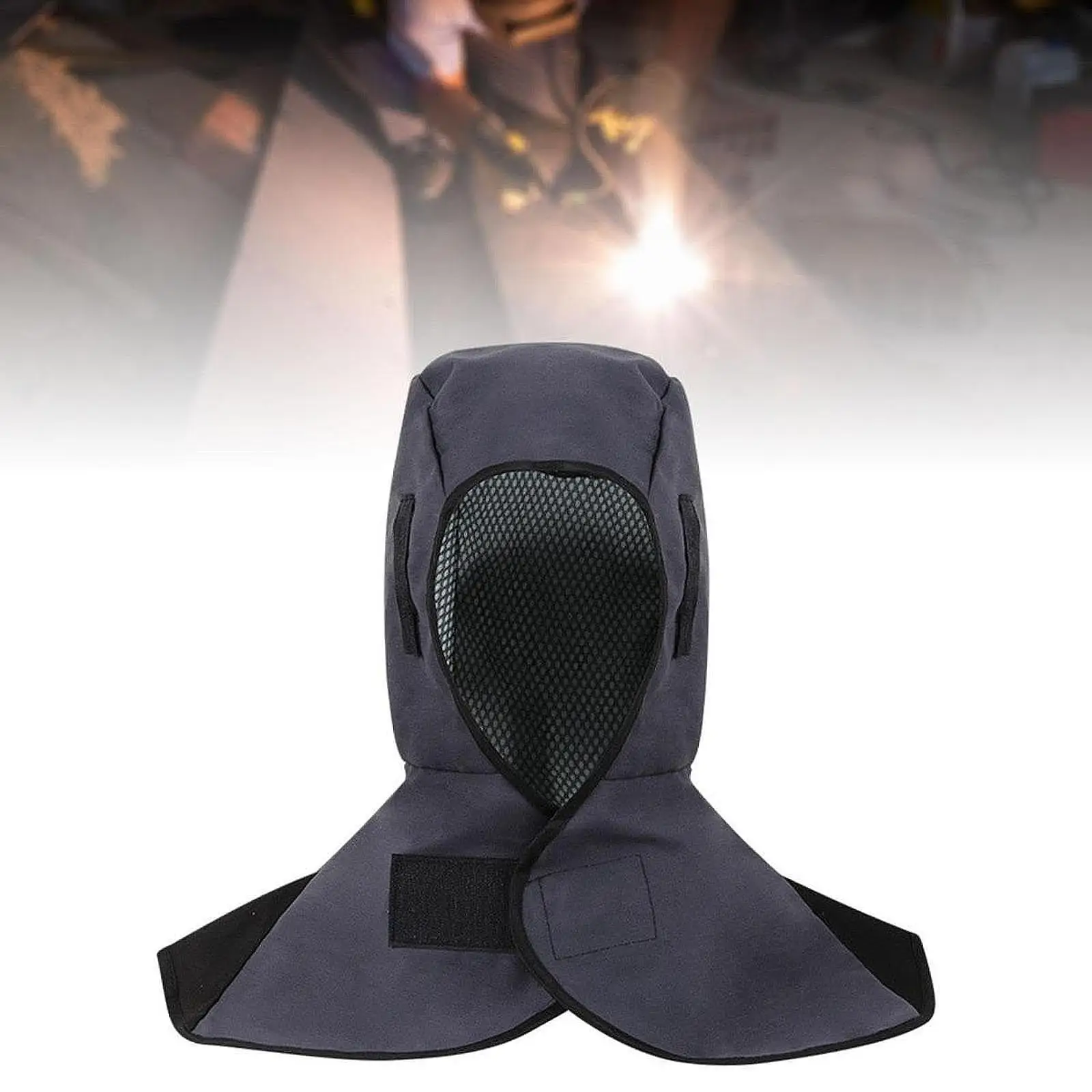 

Welding Hood, Multifunctional FR Headgear Breathable Reusable Washable Heat Resistant, with Neck Cover, Protective Welder Hat