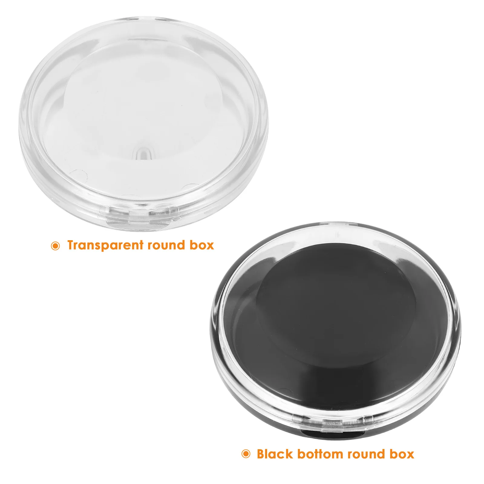 

5Pcs Transparent Eyelash Organizers Portable Storage Boxes for False Lashes Gift for Women Girls Eyelash Storage Box