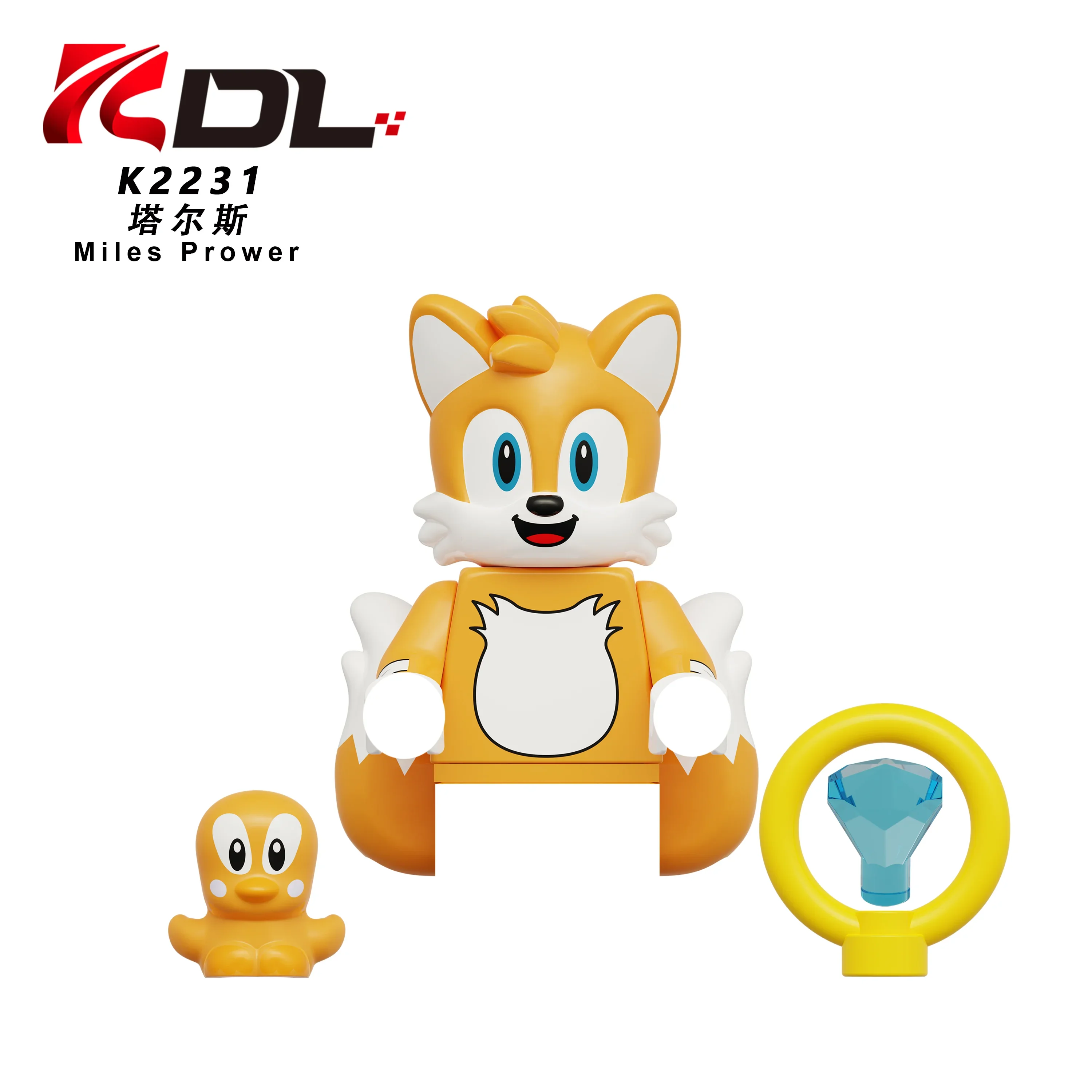 Disney bouwsteen anime stripfiguren Chip Dale Woody Donald Duck Mario mini Assemblage baksteen beeldjes verjaardagscadeautjes
