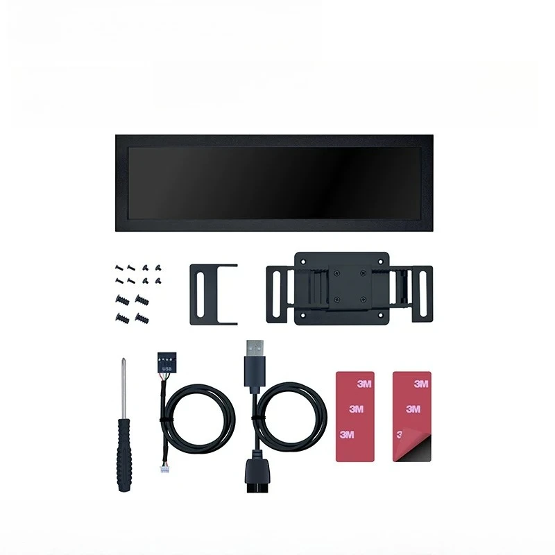 For O11 VISION Mirror Version, Black-Lian Li 8.8-inch universal large screen