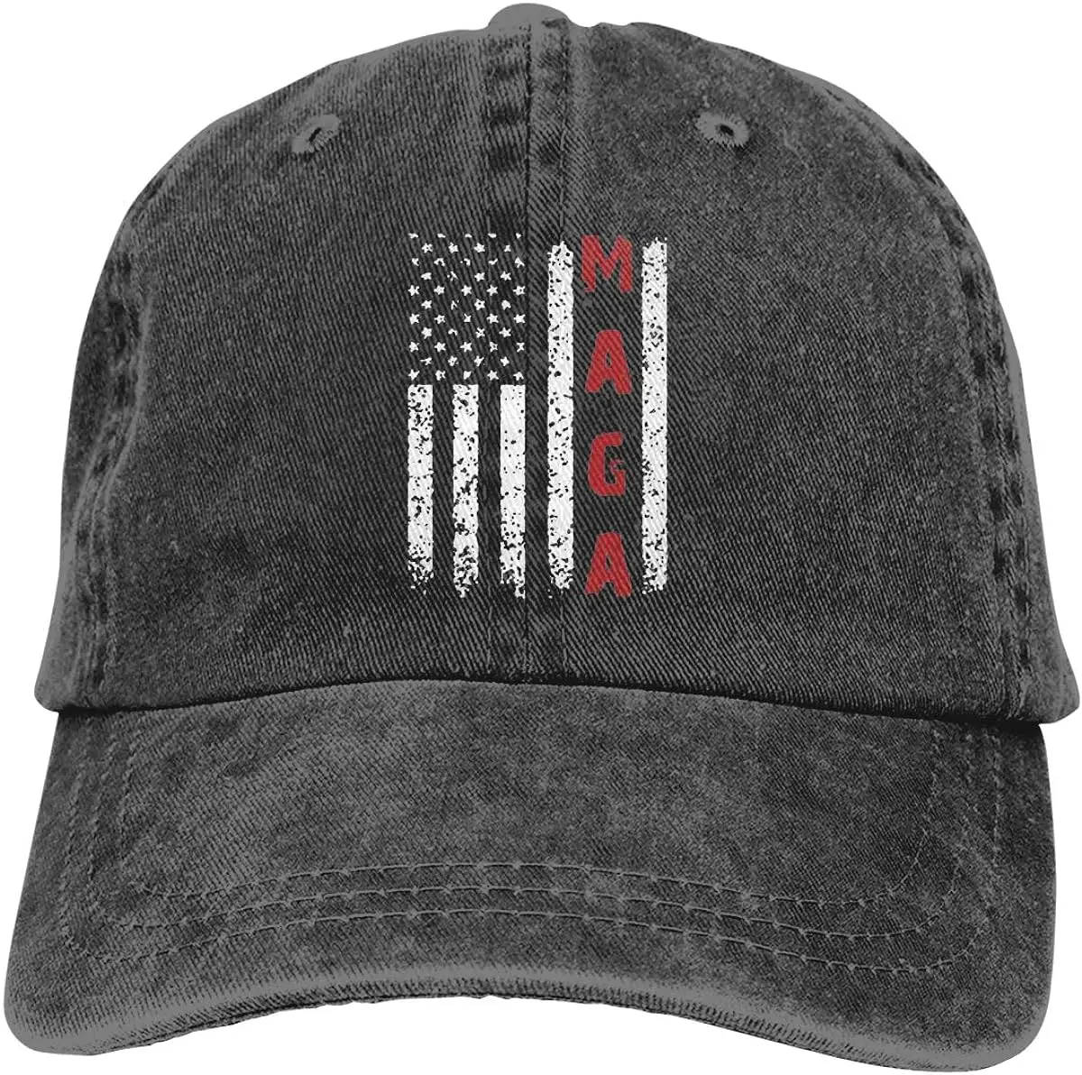 Unisex Make America MAGA Great Again Vintage Adjustable Baseball Cap Denim Dad Hat