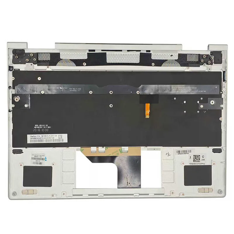 for HP Spectre X360 13-AE TPN-Q199 New Palmrest Upper Case With US Backlight Keyboard