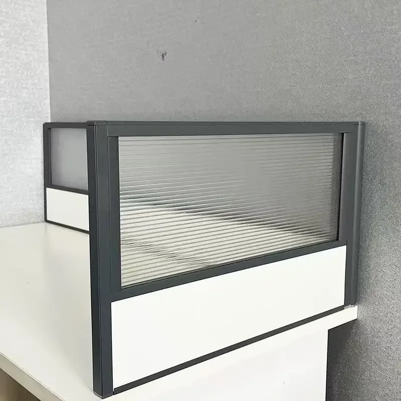 Screen baffle table, outer wall with aluminum alloy raised glass partition