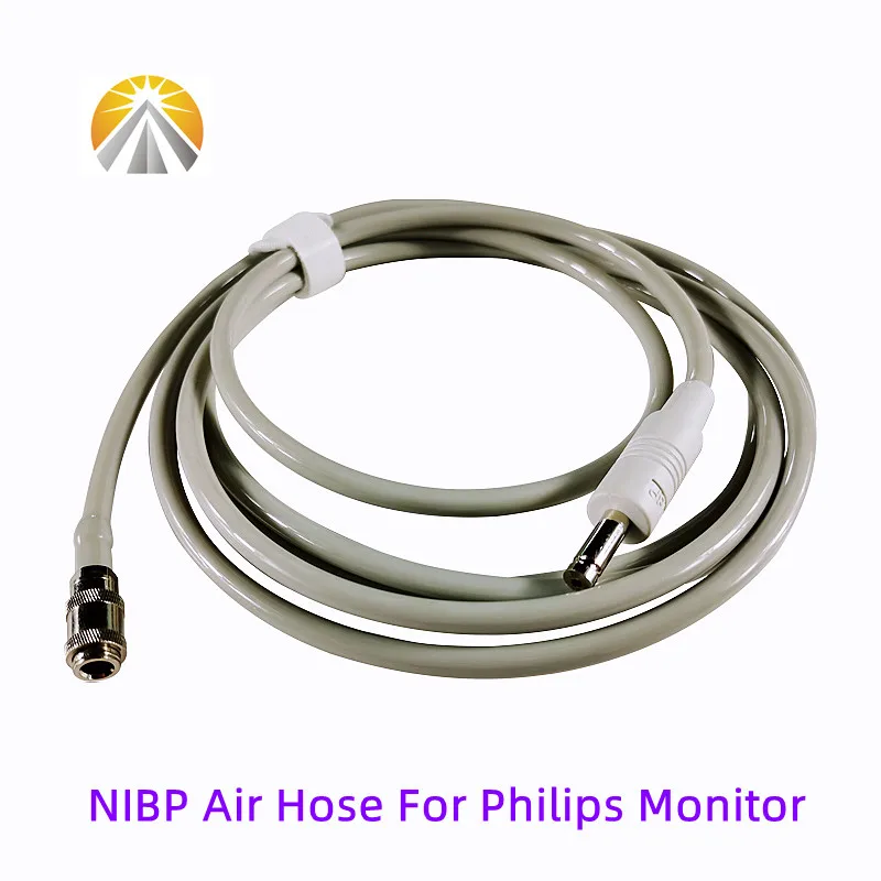 

Reusable NIBP Hose Single Blood Pressure Tubing Cuff Pressure Interconnect Tube for Philips M1598B M1599B Patient Monitor