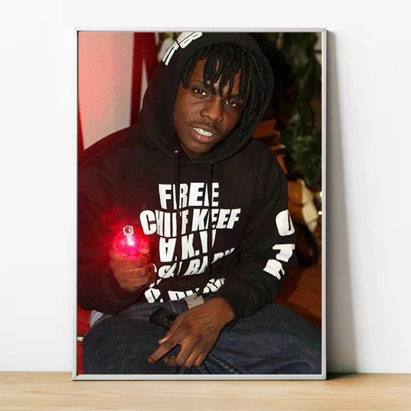 

Hip Hop Rapper Chief Keef Poster Bedroom Decoration Print Posters for Wall Decor Home Decorative Paintings Art Decorations Decor